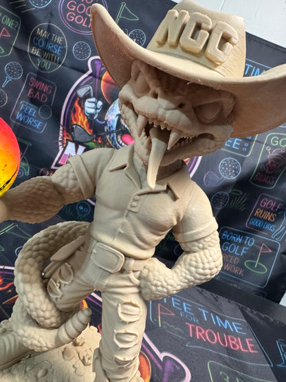 Rattlesnake Rick Golf Ball Holder