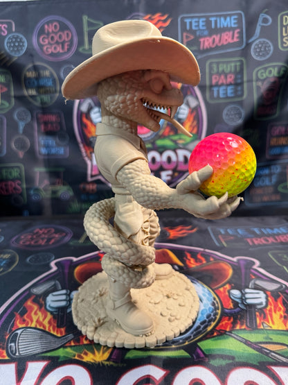 Rattlesnake Rick Golf Ball Holder