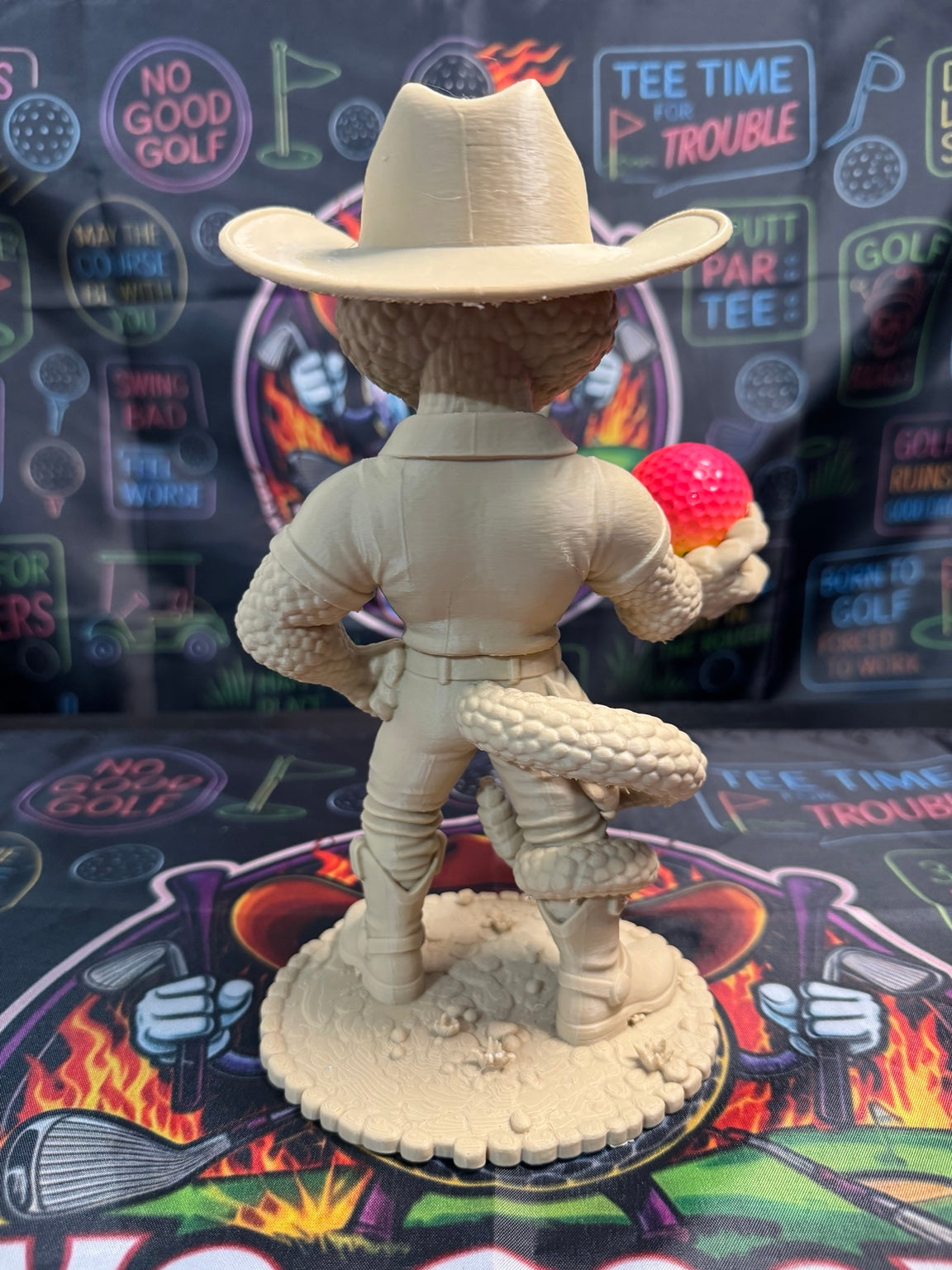 Rattlesnake Rick Golf Ball Holder