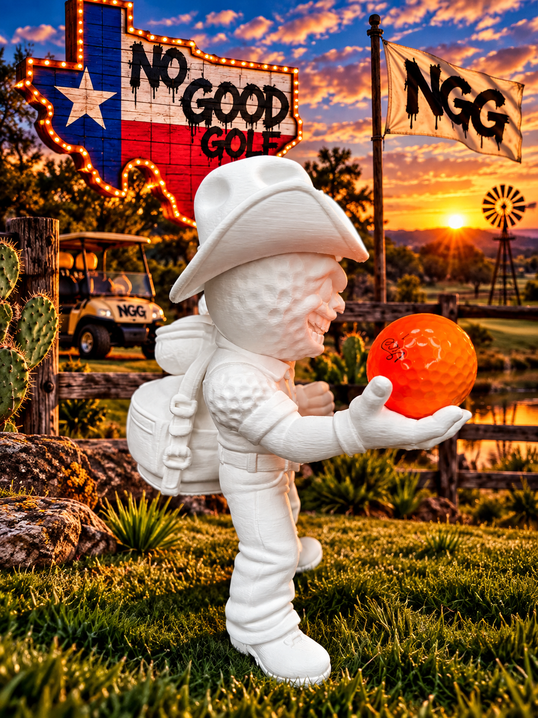 Airmail Adam Golf Ball Holder